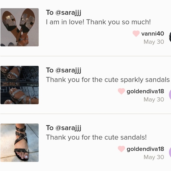 Last Size 6 💎Nude Rhinestone Embellished Sandals - Picture 4 of 8